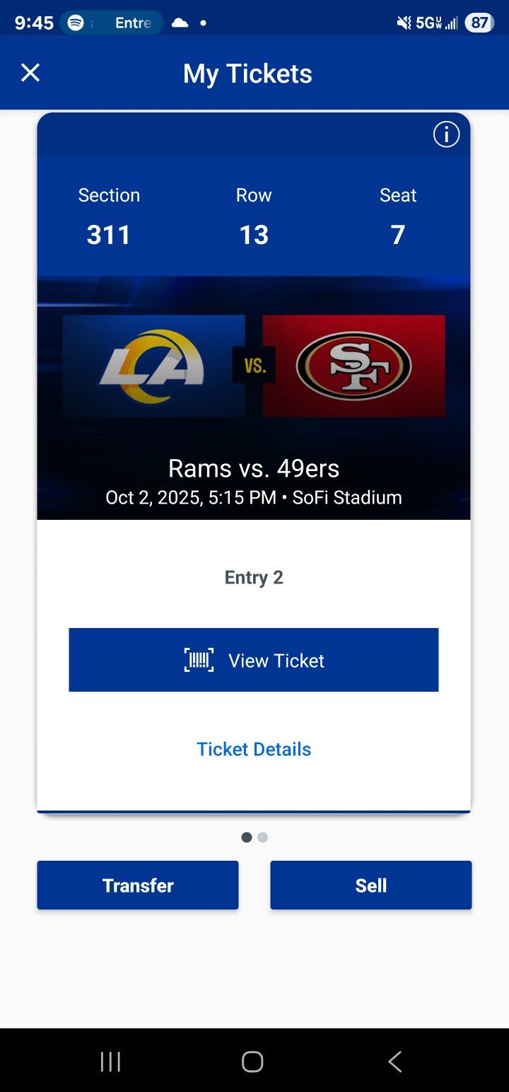 Rams Vs 49ers