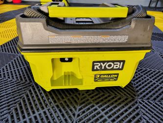 Ryobi 18V Cordless 3 Gal. Wet/Dry Vacuum With Filters (Tool Only) see the "Note"