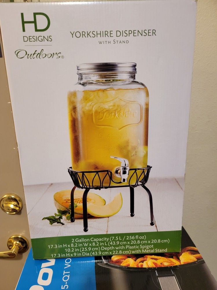 YORKSHIRE DISPENSER WITH STAND 2 Gallons