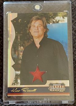 2008 Donruss Americana Materials Kurt Russell Swatch Card  #'d 478/500 - Relic - Numbered - Rare - Guardians Of The Galaxy - Death Proof