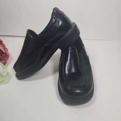 Morenza Black Slip-On Boy Shoes. Black Dress  Shoes for Boy.
