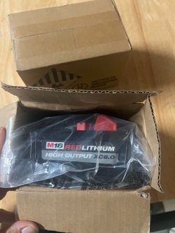 Milwaukee m18 red lithium xc 6.0 batteries
