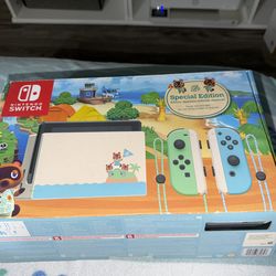Nintendo Switch (animal crossing edition)