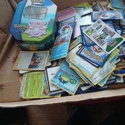 Box OF. POKEMON. CARDS. 