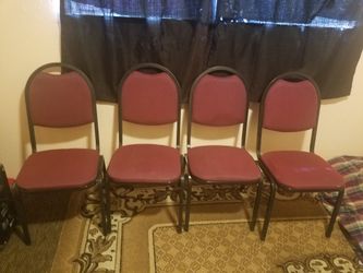 5 Metal Chairs