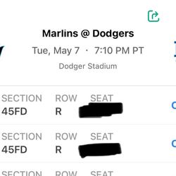 Dodger Tickets 