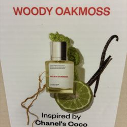 Dossier Woody Oakmoss EDP New/Box Vanilla Vetiver Warm Fruity Floral 1.7oz 50ml