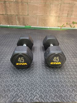 Ziva 45lb Dumbbell pair