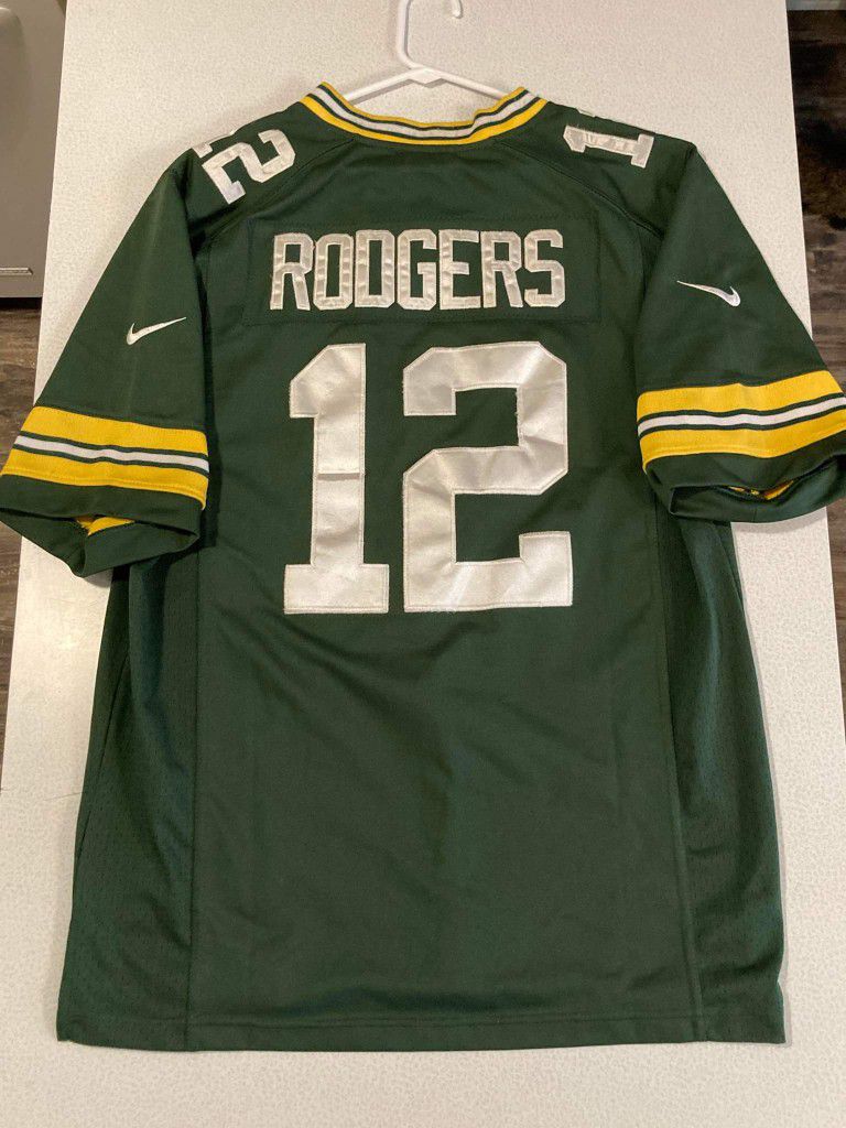 NFL Nike Greenbay Packers AARON ROGERS #12 football official jersey size Large