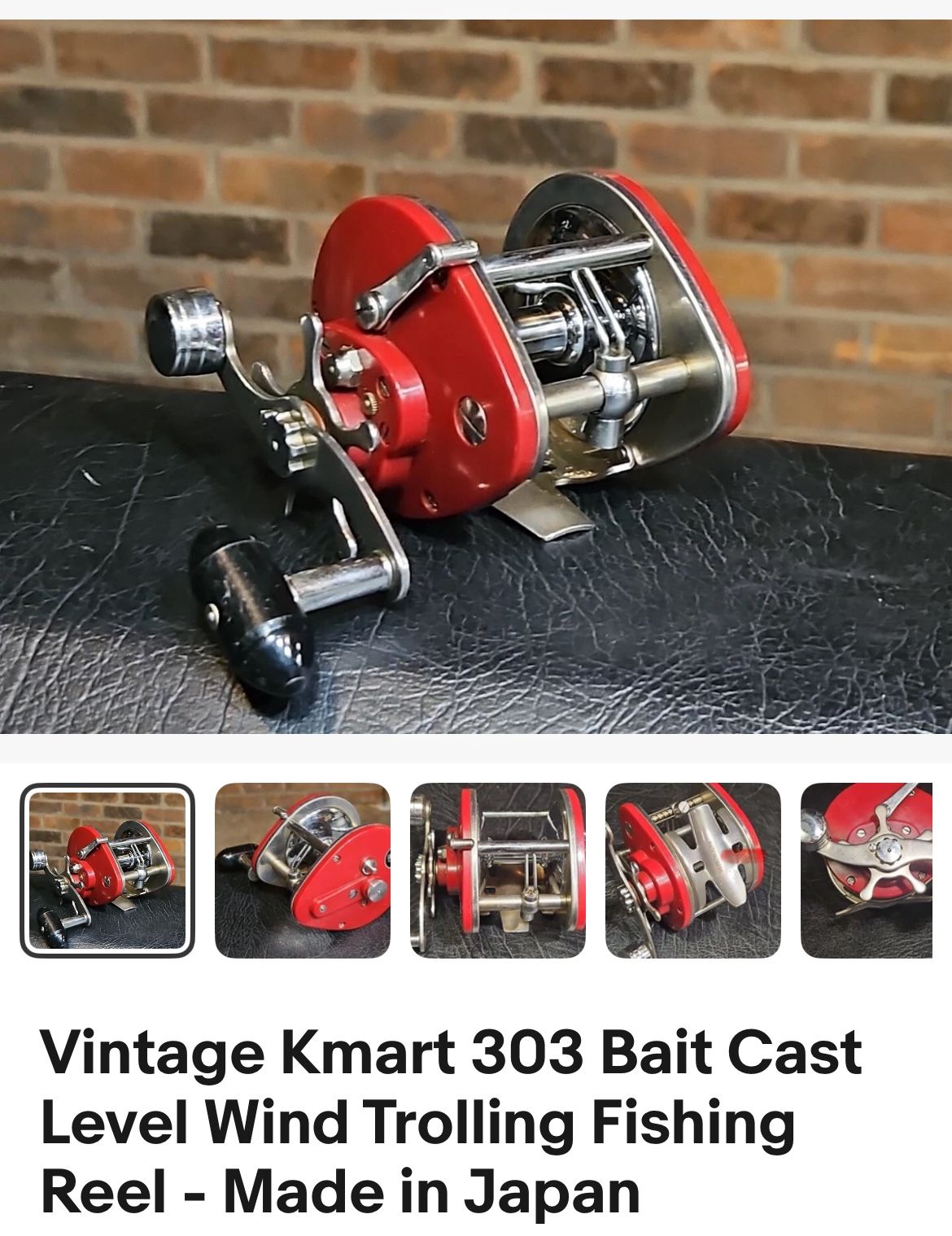 Vintage 303 Kmart Bait Cast Fishing Reel