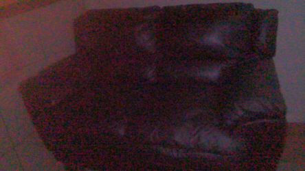 Black loveseat