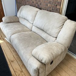 Tan Reclining Couch