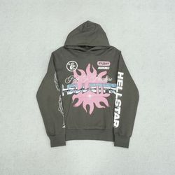 Hellstar Path To Paradise Hoodie (black and pink)