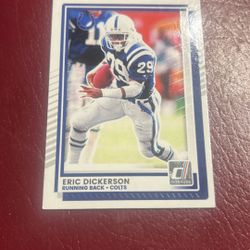 2025 Panini Donruss Eric Dickerson football card, number 75. 