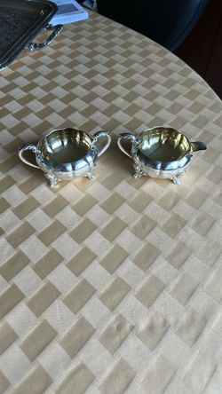 Antique Mini Cream & Sugar