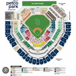 Padres Tickets – Lexus Club Access – Premium Seats!