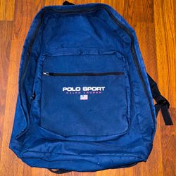 Polo Ralph Lauren Polo Sport Navy Blue Full-size Backpack