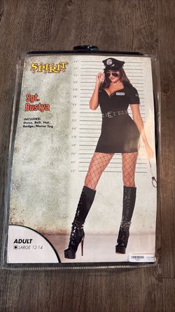 Halloween Sgt. Bustya Police Costume Large