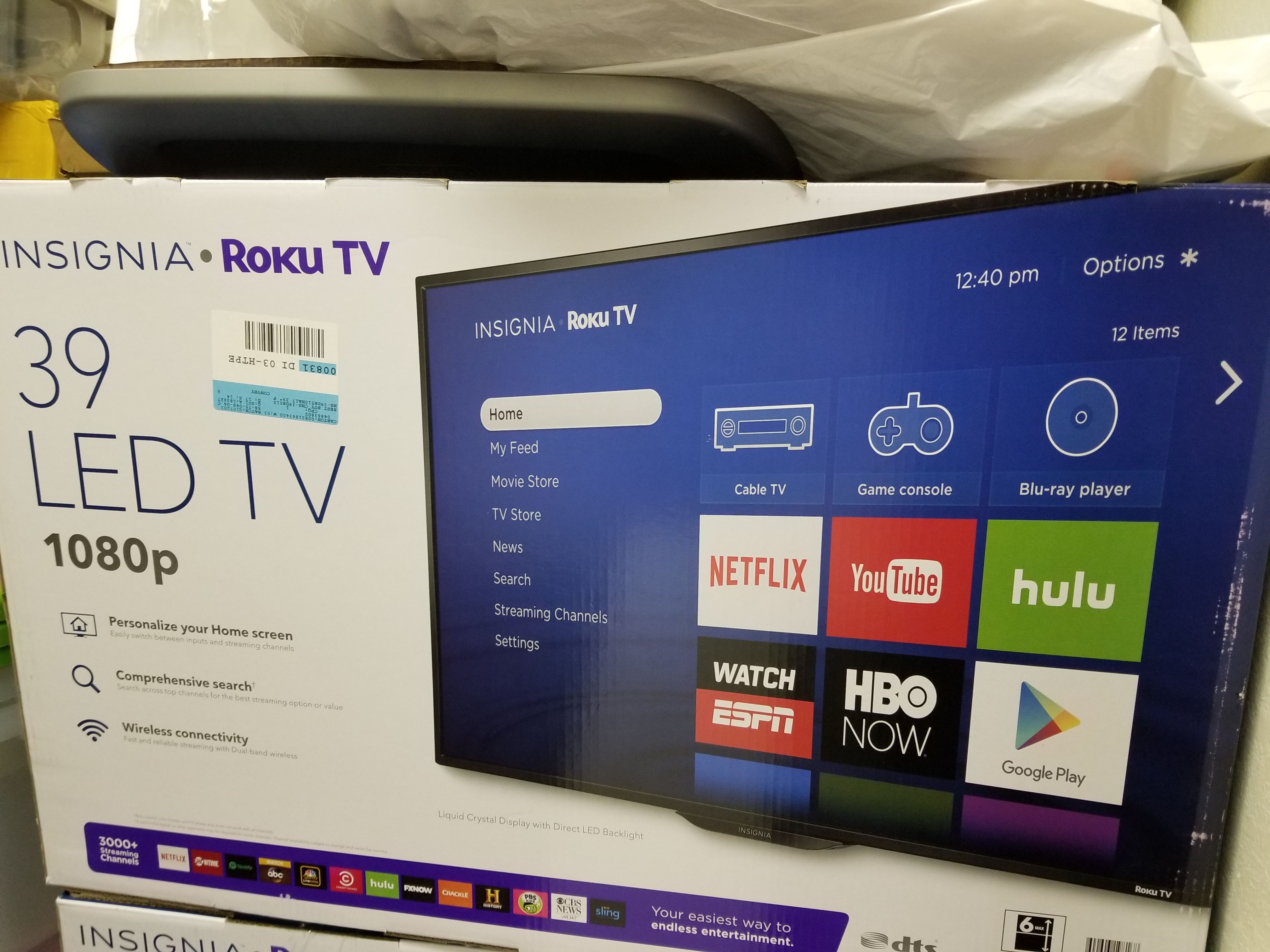 39 inch 1080 smart tv new
