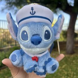 Disney Stitch Sailor Outfit Plush Keychain (New with Tag)
