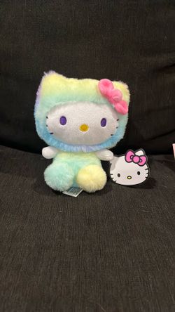 Hello Kitty Rainbow Plush Cute