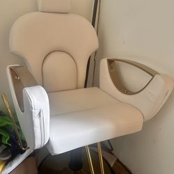 White Barber Chair 