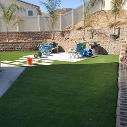 Backyard steppingstones-ARTIFICIAL GRASS Pkg