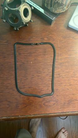 21” Black Titanium Necklace