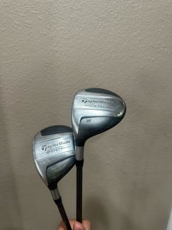 Taylormade steel200 3 and 5 wood. Left handed.