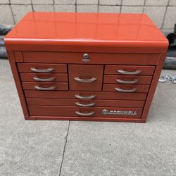 Vintage Cornwell 10 Drawer 26” Mechanic Chest Tool Box