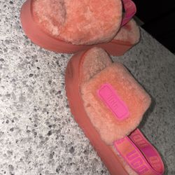 Women Coral Size 8 Ugg Slide Sandals 