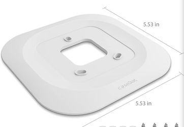 Wall Plate Cover for Amazon Smart Thermostat 2021, White Practical Trim Kit, Durable Polycarbonate Cover, Stylish Decoration Bracket Mount, Easy Insta