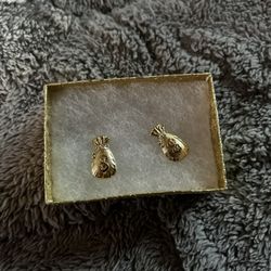 money bag earrings 