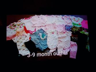 Baby Girl size 3-9 month Mix and Match 30-piece Wardrobe