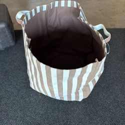 Restoration Hardware Fabric Storage Bag 