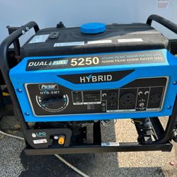 Pulsar 5,250 Watt Dual Fuel Portable Generator