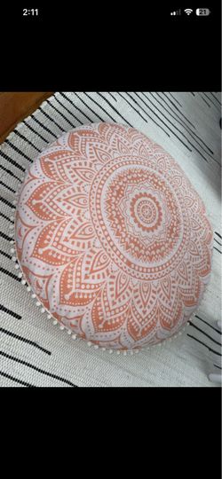 31” Large Mandala Floor Pouf