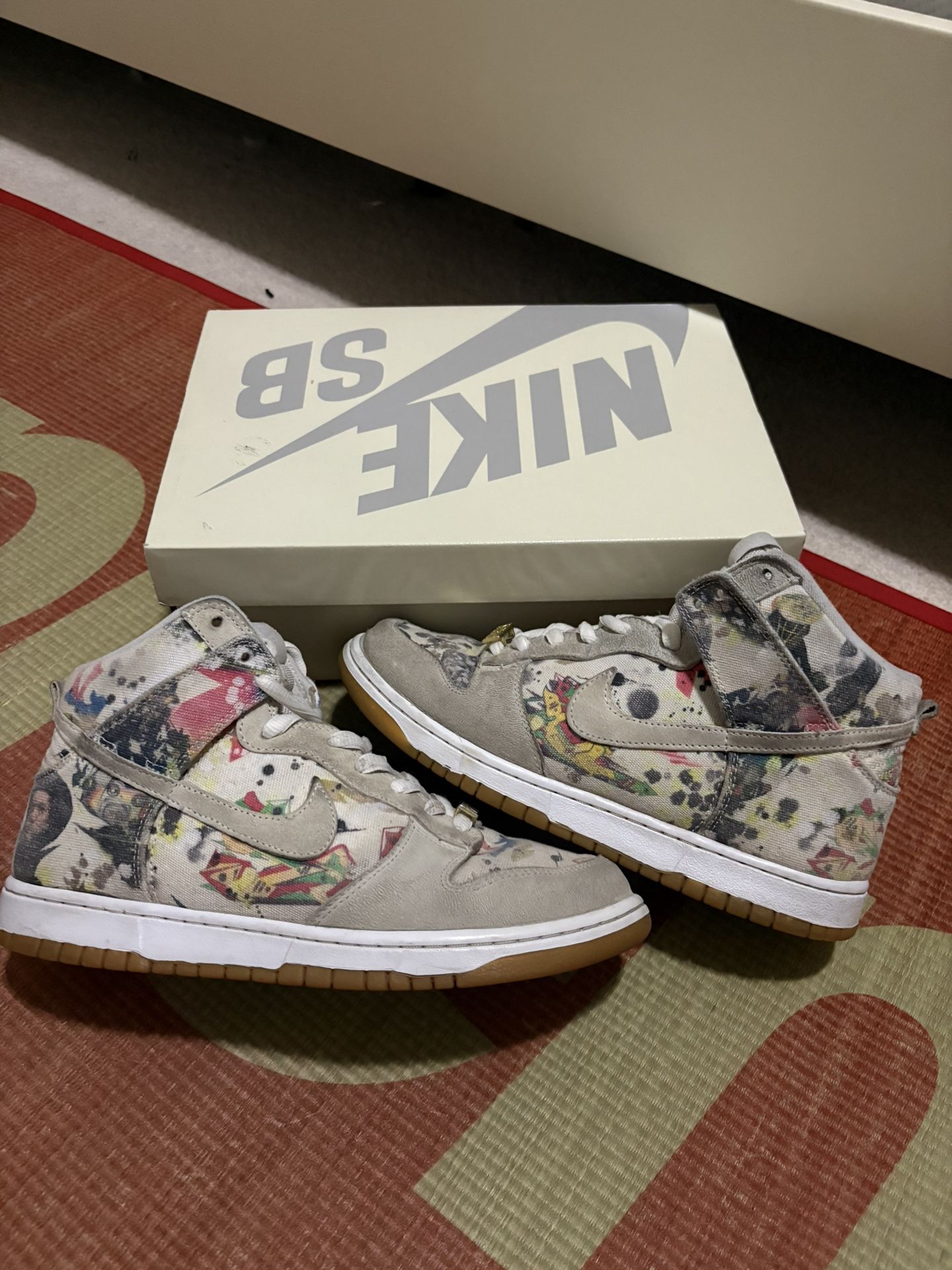 Nike Sb Dunk High Supreme “Rammellzee “ Size 9.5 Og All