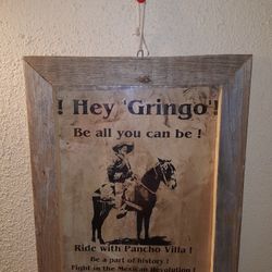 Pancho Villa Frame / 20 X 14 Inches 