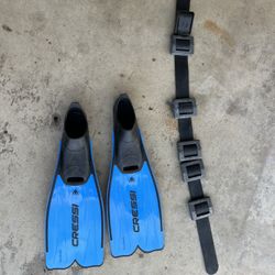Dive Weights And Fins