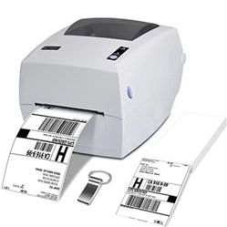 Shipping Label Printer, USPS Label Printer, 4x6 Thermal Printer for Shipping Labels, Commercial Grade Label Maker-High Speed & Clear Printing, Compati