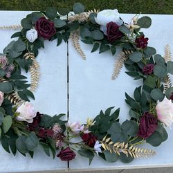 Garland with flowers