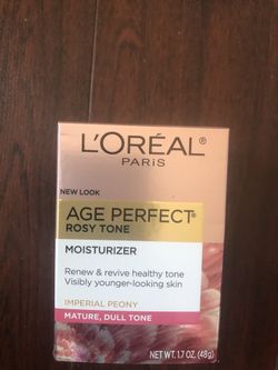 L'Oreal Paris Age Perfect Rosy Tone Fragrance Free Face Moisturizer, $15 each