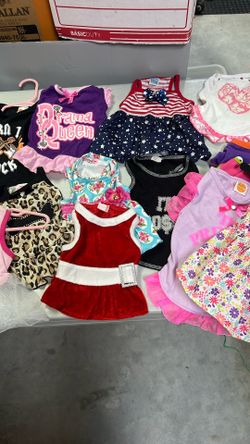 Small dog clothes, male and female dresses two dollars each