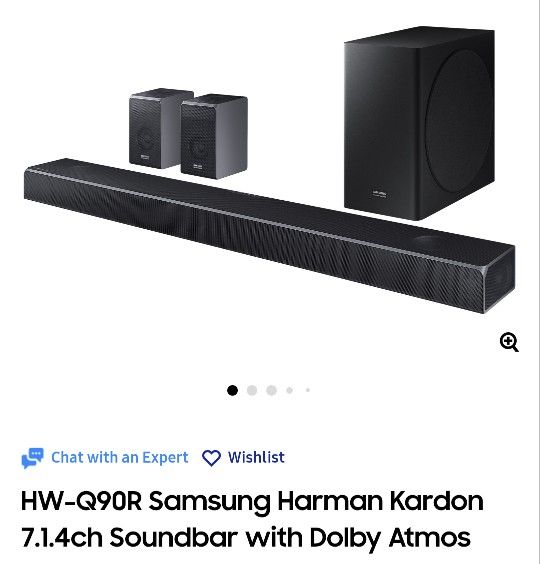 Samsung Harman/Kardon 7.1.4 Dolby Atmos Home Theater with Sub and Soundbar