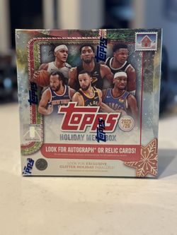 2025-26 Topps Flagship NBA Basketball Holiday Trading card Mega Box New Sealed