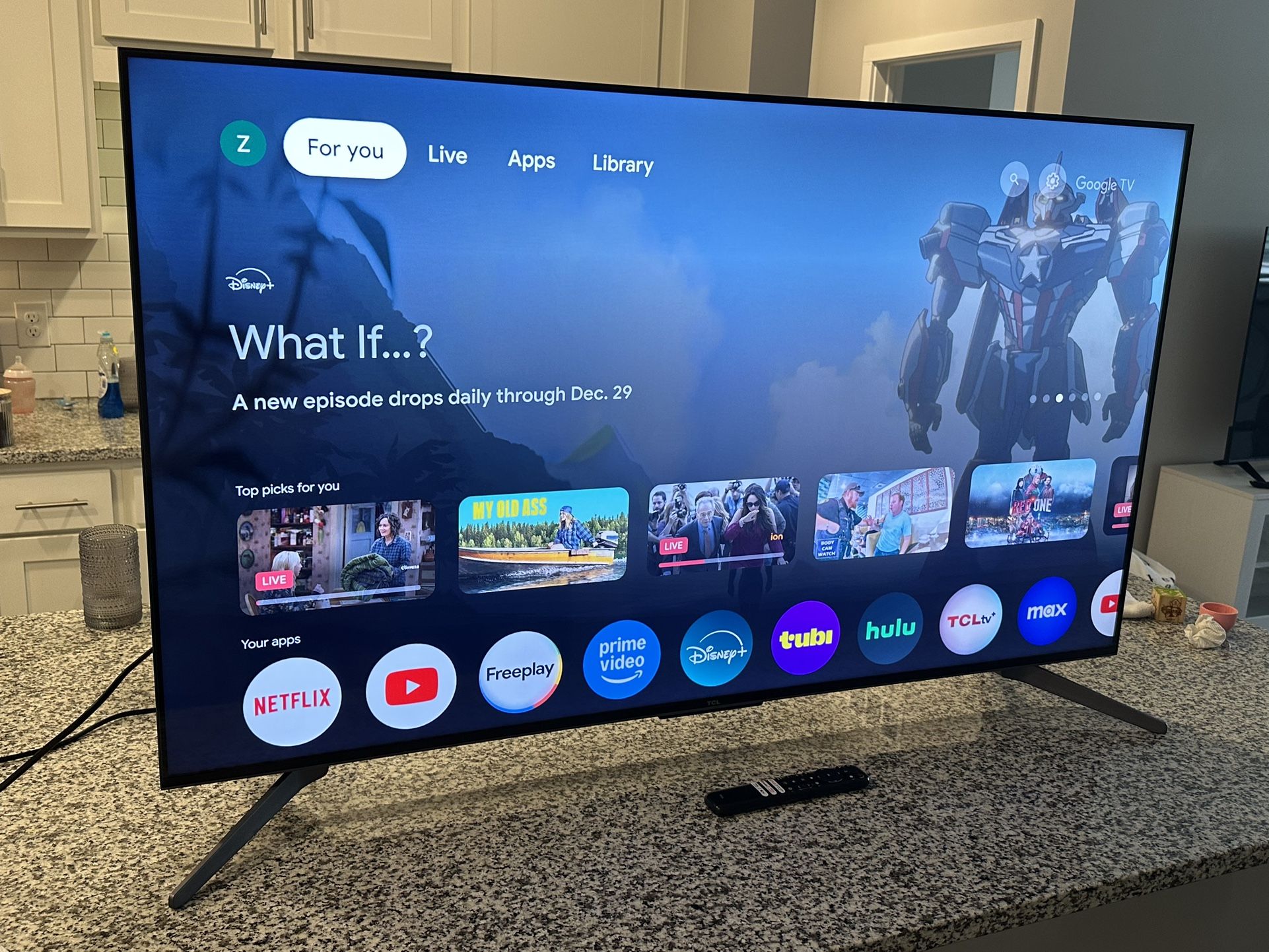 Beautiful TCL QLED 55inch!