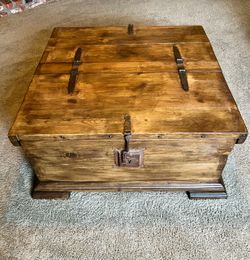 Wood Trunk Coffee Table Made in Mexico