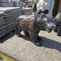 CONCRETE BEAR STATUE $150 EACH