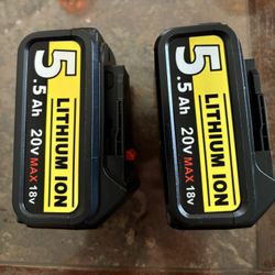 Replacement Dewalt Battery 5.5 Amp 